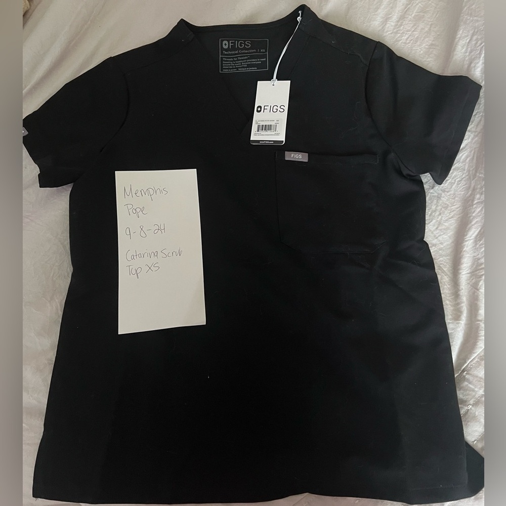 Figs Catrina One Pocket Scrub Top XS